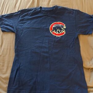 MLB Blue T-Shirt with Red and White Logo
